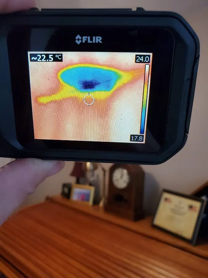 Thermal imaging inspection for water damage in Greenfield