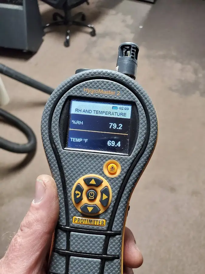 Moisture meter humidity assessment for Mold Remediation & Removal in Greenfield